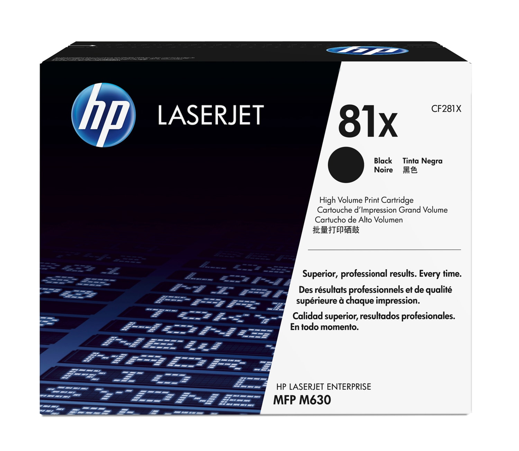 [CF281XC] Toner HP Contract 81X / CF281XC noir XL, 25 000 pages