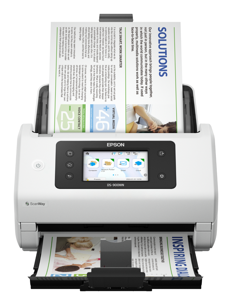 [B11B276401] Epson DS-900WN document scanner, A4, 70 ppm