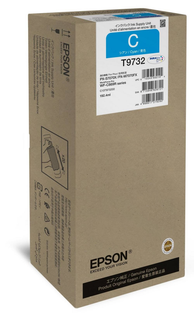 [C13T97320N] Réservoir d'encre cyan Epson C13T97320N