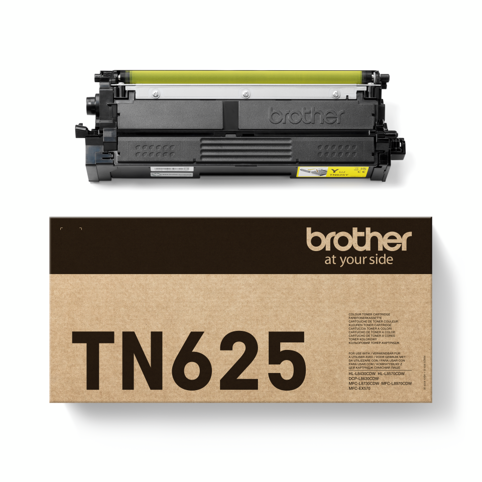 Brother TN-625Y / TN625Y yellow toner, 1,800 pages