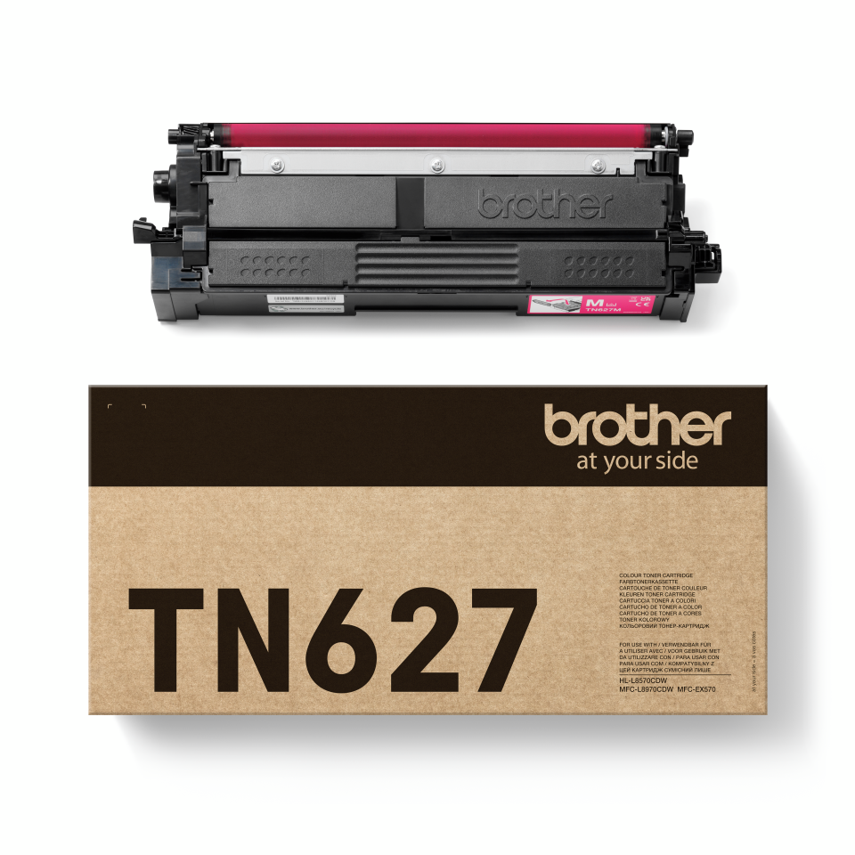 [TN627M] Brother Toner TN-627M / TN627M Magenta ultrahohe Reichweite, 10.000 Seiten