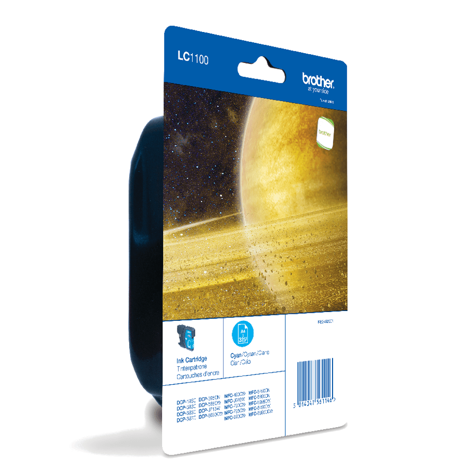 [LC1100CBP] Brother LC-1100CBP / LC1100CBP cyan ink cartridge, 325 pages