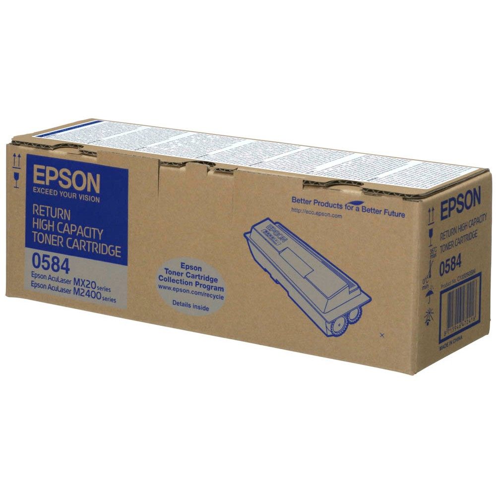 Toner Epson C13S050584 Schwarz, 8.000 Seiten