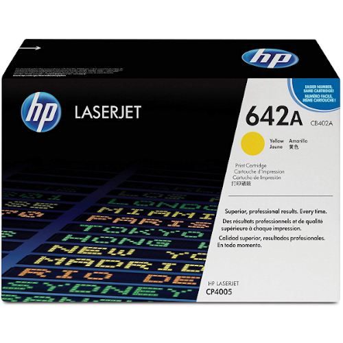 [CB402A] Toner HP 642A jaune, 7 500 pages
