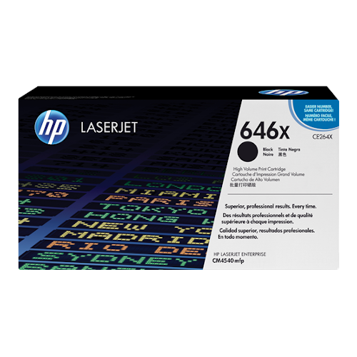 [CE264X] HP 646X black toner, 17,000 pages