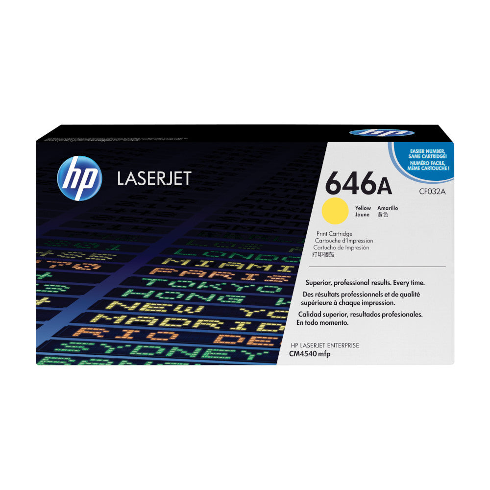 Toner HP 646A Gelb, 12.500 Seiten