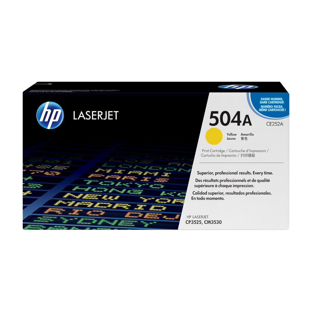 [CE252A] Toner HP 504A jaune, 7 000 pages