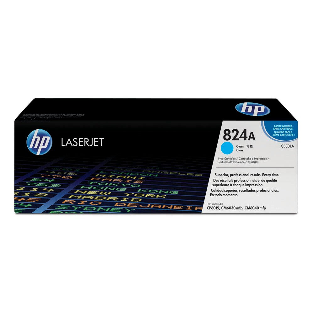 Toner HP 824A Cyan, 21.000 Seiten