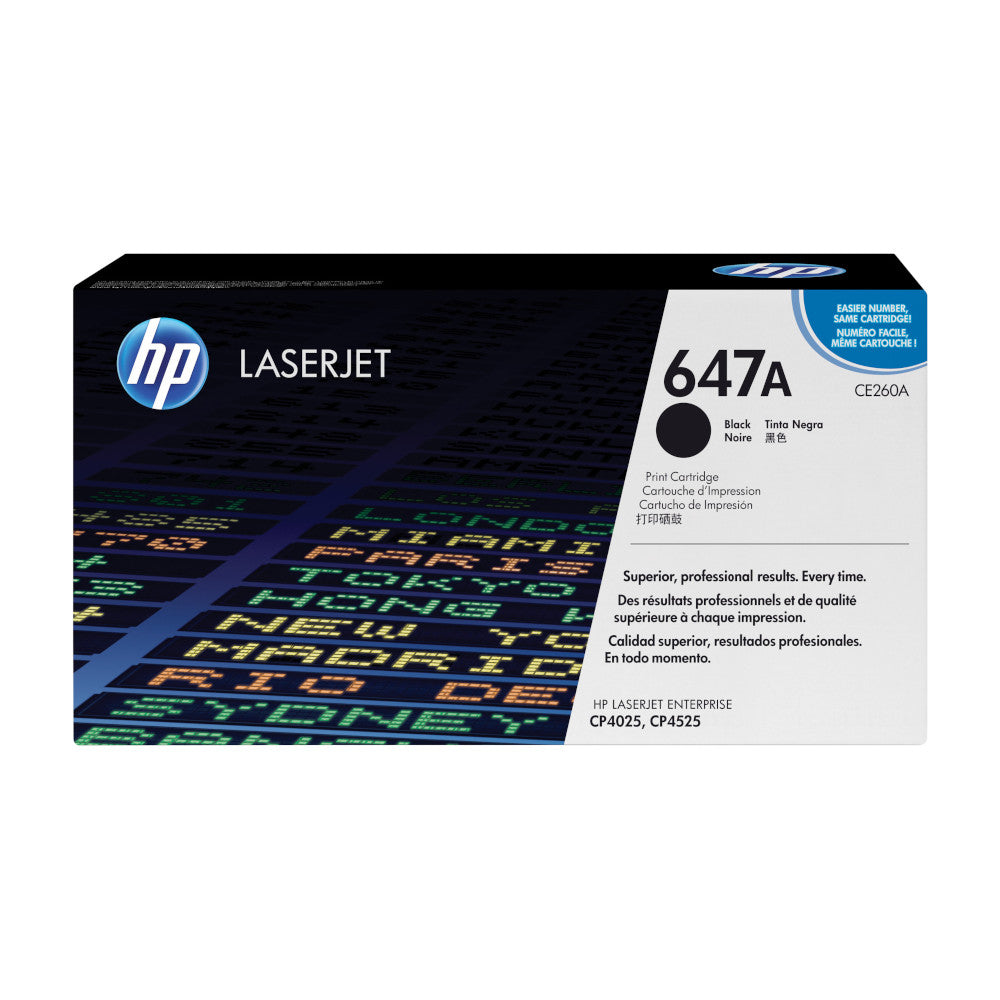 Toner HP 647A noir, 8 500 pages