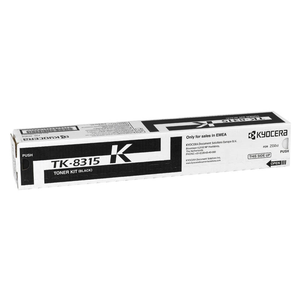 Kyocera TK-8315K black toner, 12,000 pages