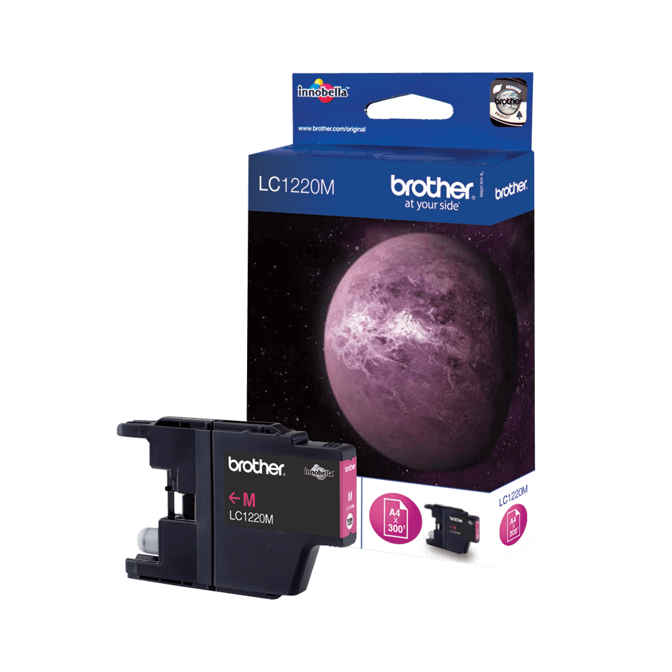[LC1220M] Brother LC-1220M / LC1220M magenta ink cartridge, 300 pages