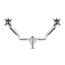 Bakker Elkhuizen Premium Office Dual Modular dual monitor arm, 19 to 32 inch, silver