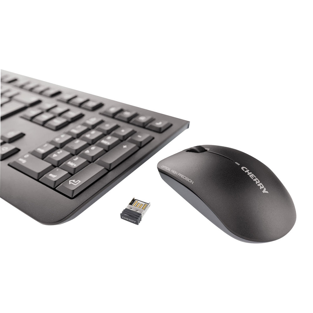 [JD0710FR2] Cherry DW 3000 kabelloses Tastatur-Maus-Set, AZERTY, schwarz