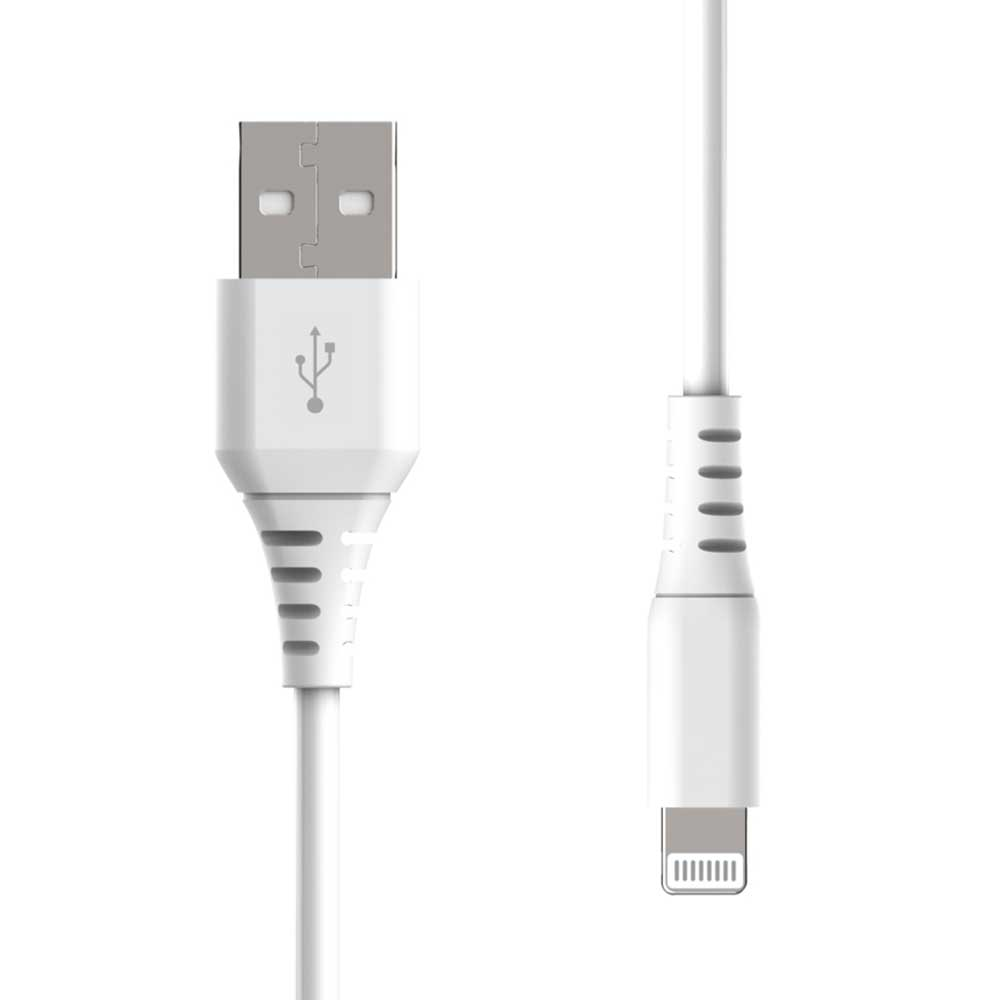 [PXLIGHTNING1001W] ProXtend PX-LIGHTNING1-001W Lightning-auf-USB-A-Kabel, 1 m, weiß, MFi