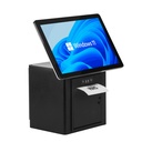 SAGA CUBO 10.1 10,1-Zoll-Kompakt-Kassenterminal mit Bondrucker, Intel Celeron N97, 8 GB / 128 GB, Windows 11 oder Linux