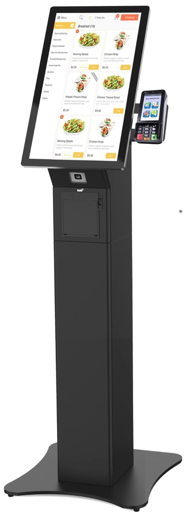 SAGA KOYA Stand 76 cm floor stand for self-ordering kiosk, 76 cm