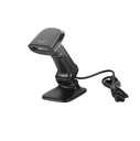 SAGA SGBS-360 wired 2D barcode scanner, 1D/2D imager, USB, stand included