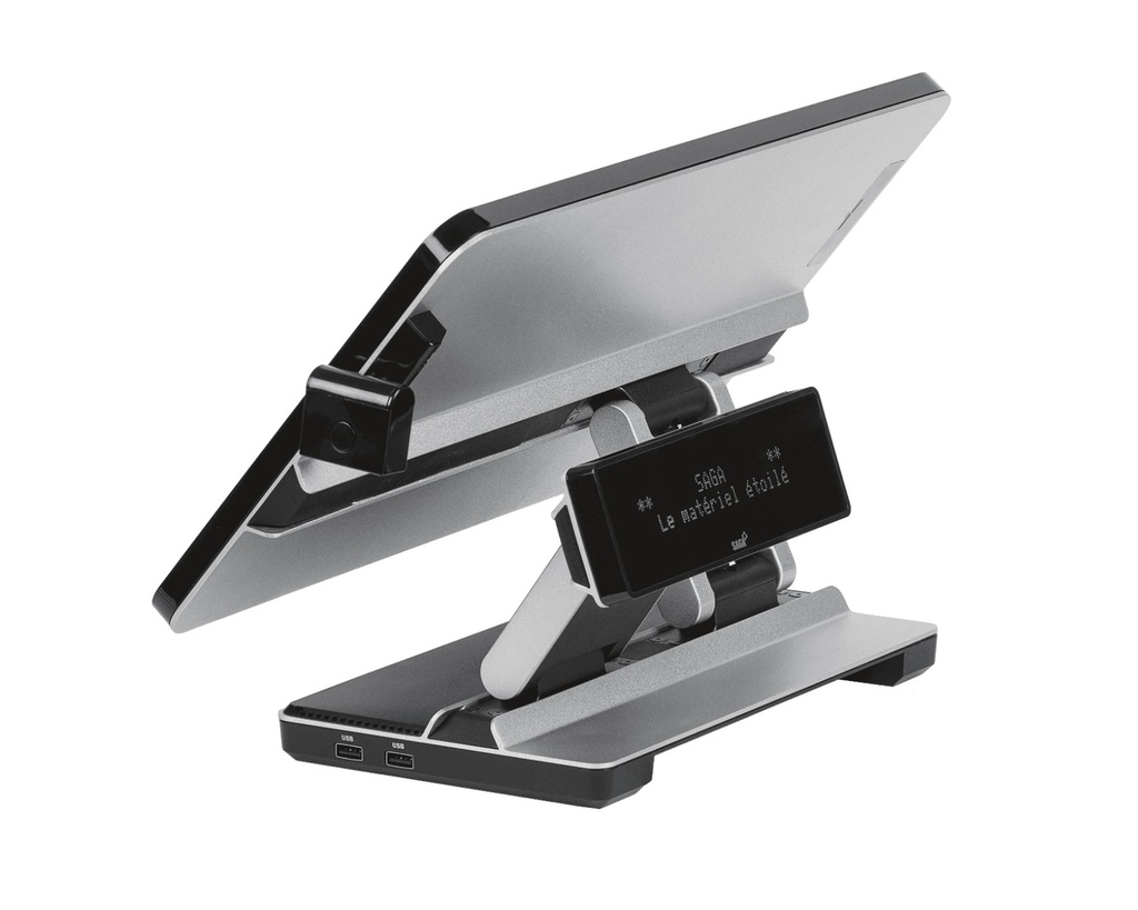 [JOA200] SAGA JOA200 2 line VFD customer display, 2 x 20 characters, internal USB, for JOA terminals