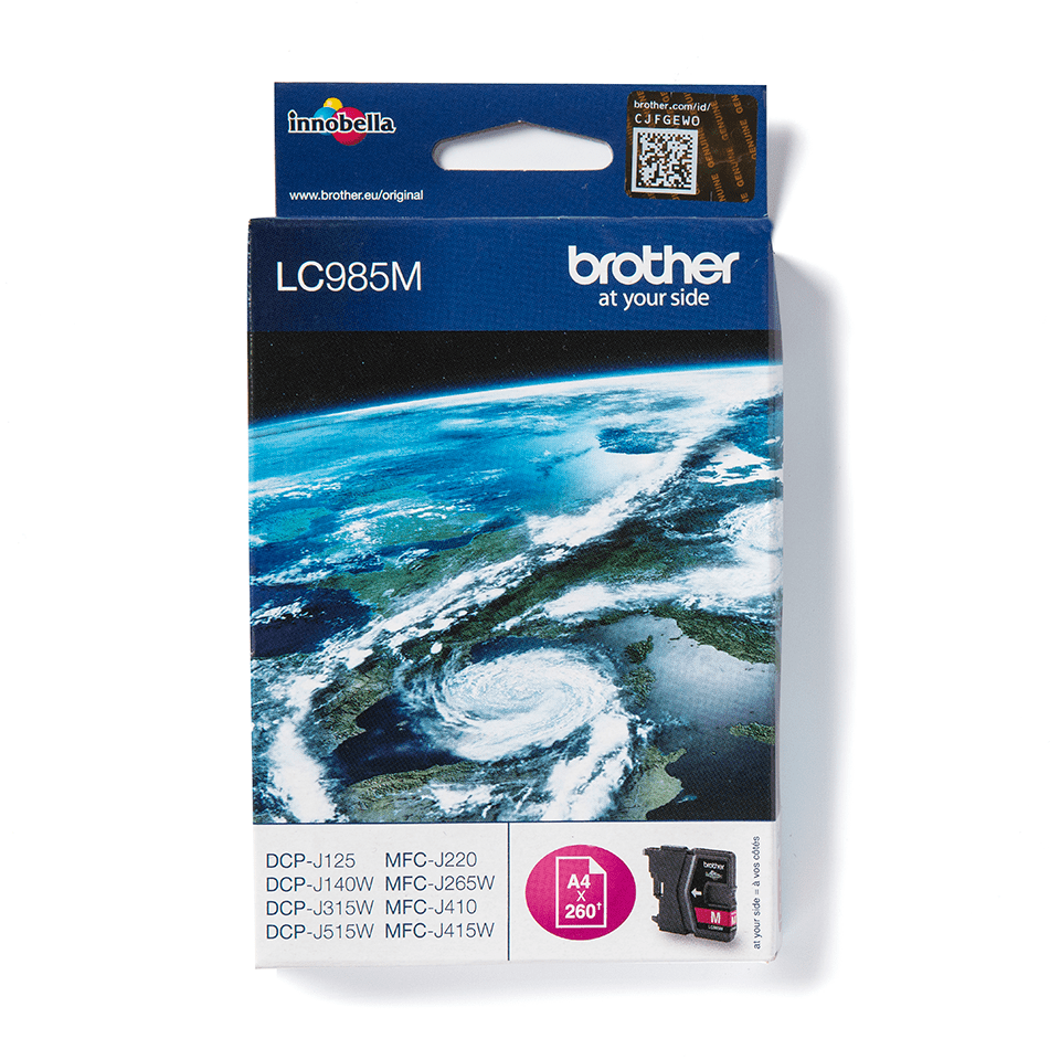 Brother LC-985M / LC985M magenta ink cartridge, 260 pages