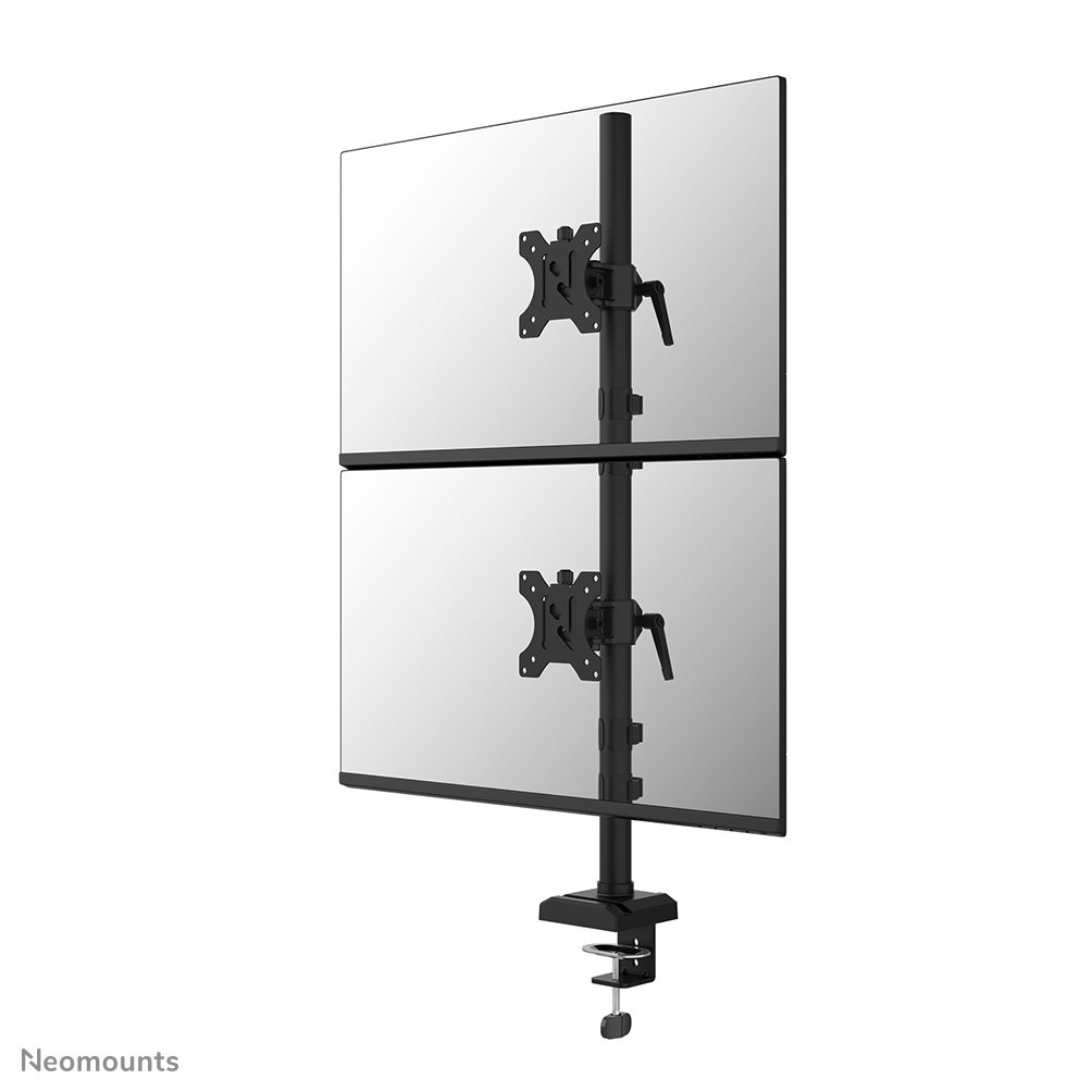 [DS60600BL2V] Neomounts DS60-600BL2V Monitorarm, 10 bis 32 Zoll, bis 9 kg, 2 Bildschirme, VESA 75x75 bis 100x100