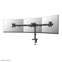 Neomounts DS60-600BL3 Monitorarm, 10 bis 27 Zoll, bis 6 kg, 3 Bildschirme, VESA 75x75 bis 100x100