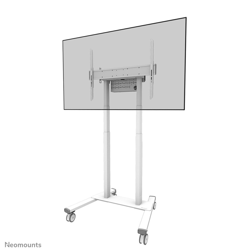 [FL55875WH1] Neomounts FL55-875WH1 display trolley, 55 to 100 inch, up to 110 kg, VESA 100x100 to 800x600, Fixed