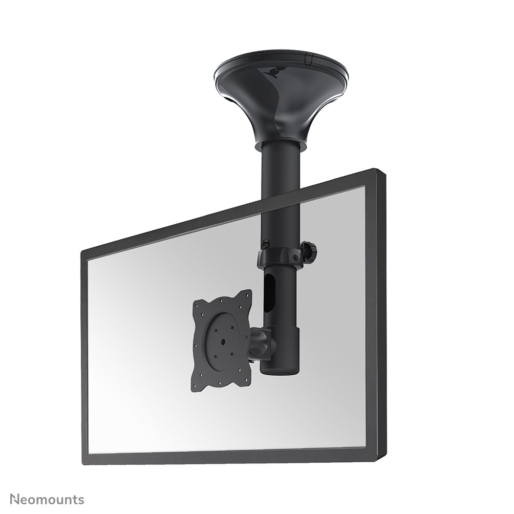 [FPMAC025BLACK] Neomounts FPMA-C025BLACK ceiling mount, 10 to 30 inch, up to 12 kg, VESA 75x75 to 100x100, Tilt