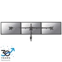 Neomounts FPMA-D550D3BLACK monitor arm, 10 to 27 inch, up to 6 kg, 3 screens, VESA 75x75 to 100x100
