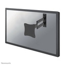 Support mural pour écran Neomounts FPMA-W830BLACK, 10 à 27 pouces, jusqu'à 12 kg, VESA 75x75 à 100x100, inclinaison