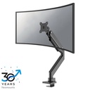 Bras support d'écran Neomounts NM-D775BLACKPLUS, 10 à 49 pouces, jusqu'à 18 kg, VESA 75x75 à 100x100, mouvement complet