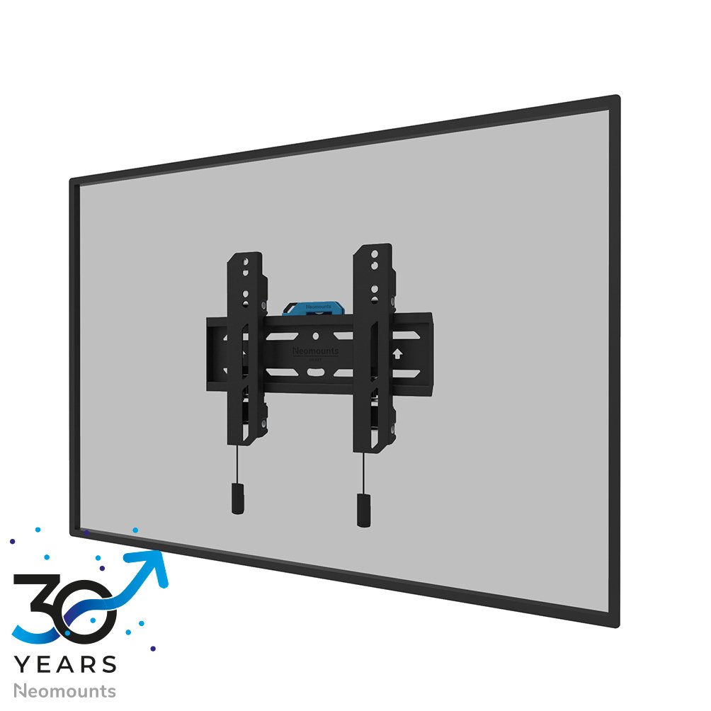 [WL30S850BL12] Neomounts WL30S-850BL12 Wandhalterung, 24 bis 65 Zoll, bis 40 kg, VESA 50x50 bis 200x200, Fixiert