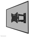 Support mural pour écran Neomounts WL40-550BL12, 32 à 55 pouces, jusqu'à 35 kg, VESA 100x100 à 200x200, inclinaison
