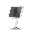 Support pour tablette Neomounts DS15-540WH1, 4.7 à 12.9 pouces, jusqu'à 1 kg, inclinaison, rotation, tourner