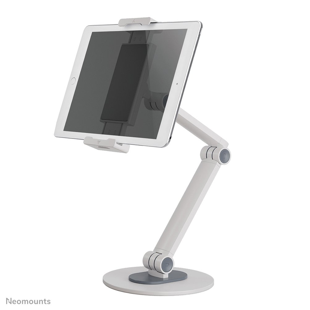 [DS15550WH1] Support pour tablette Neomounts DS15-550WH1, 4.7 à 12.9 pouces, jusqu'à 1 kg, inclinaison, rotation, tourner