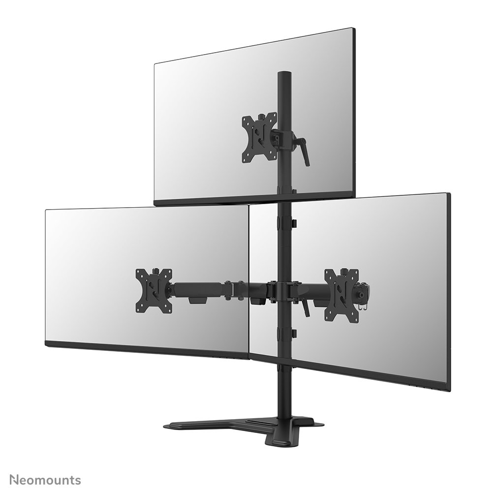 [DS45600BL21] Neomounts DS45-600BL2-1 monitor stand, 10 to 32 inch, up to 5 kg, 3 screens, VESA 75x75 to 100x100