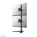Neomounts DS45-600BL2V monitor stand, 10 to 32 inch, up to 9 kg, 2 screens, VESA 75x75 to 100x100