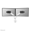 Neomounts DS65S-950WH2 Monitorarm, 24 bis 34 Zoll, bis 11 kg, 2 Bildschirme, VESA 75x75 bis 100x100