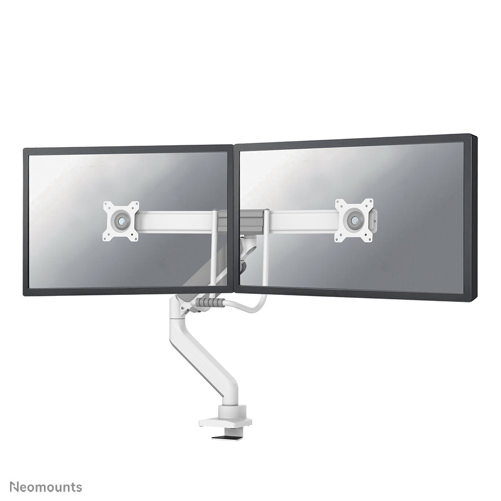 [DS75450WH2] Neomounts DS75-450WH2 monitor arm, 17 to 32 inch, up to 8 kg, 2 screens, VESA 75x75 to 100x100