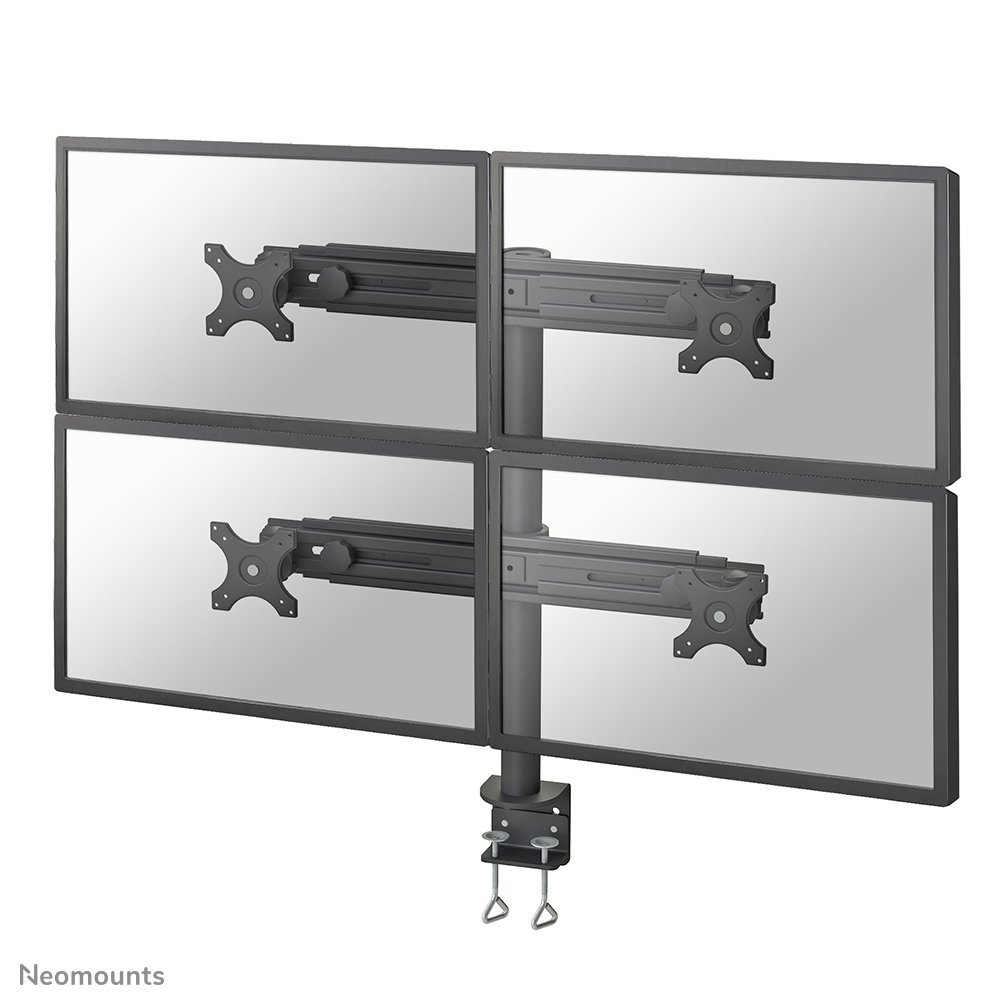 [FPMAD700D4] Neomounts FPMA-D700D4 monitor arm, 19 to 30 inch, up to 8 kg, 4 screens, VESA 75x75 to 100x100