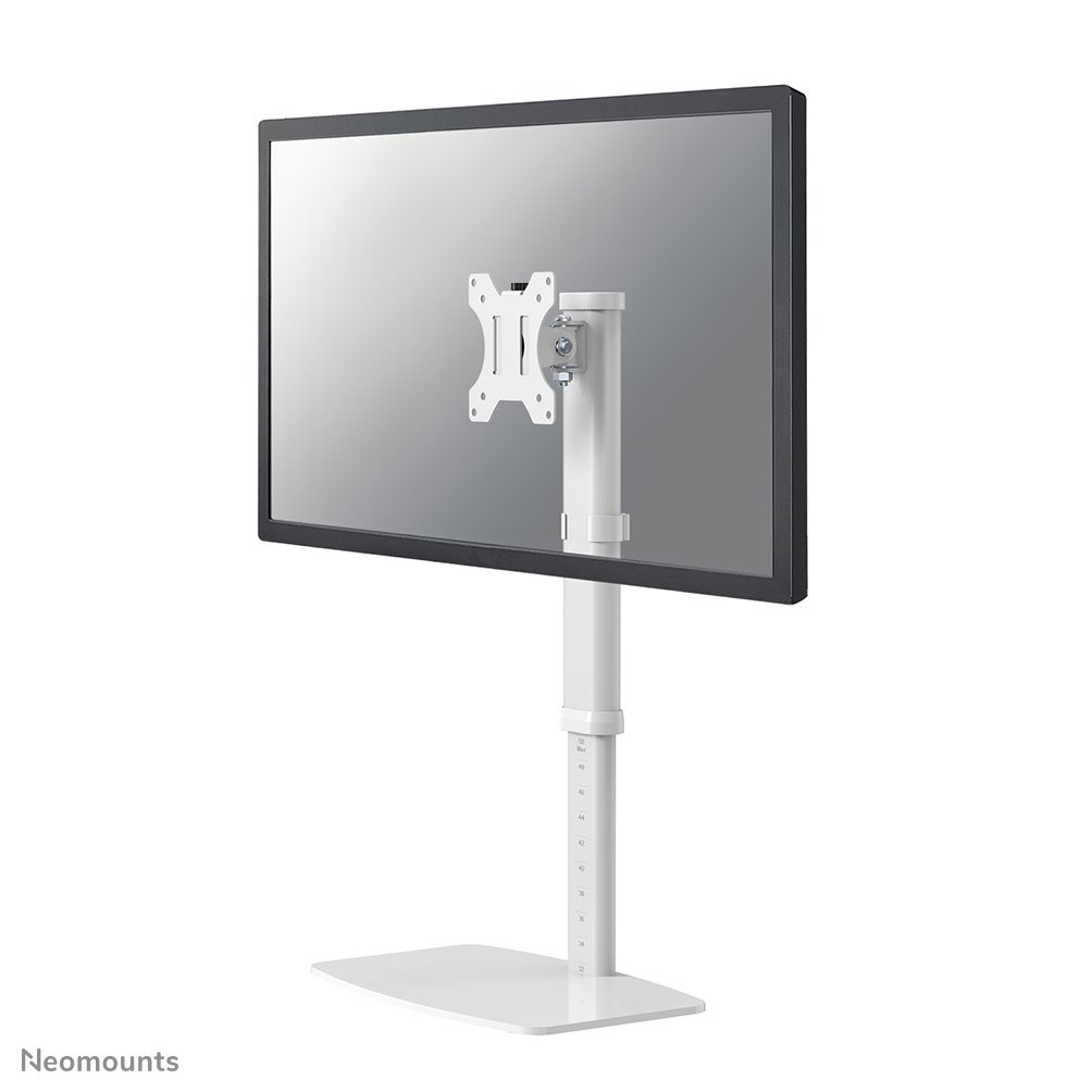 Neomounts FPMA-D890WHITE monitor stand, 10 to 30 inch, up to 6 kg, VESA 75x75 to 100x100, Tilt, Rotate, Swivel