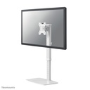 Neomounts FPMA-D890WHITE Monitorständer, 10 bis 30 Zoll, bis 6 kg, VESA 75x75 bis 100x100, Neigen, Rotieren, Schwenken