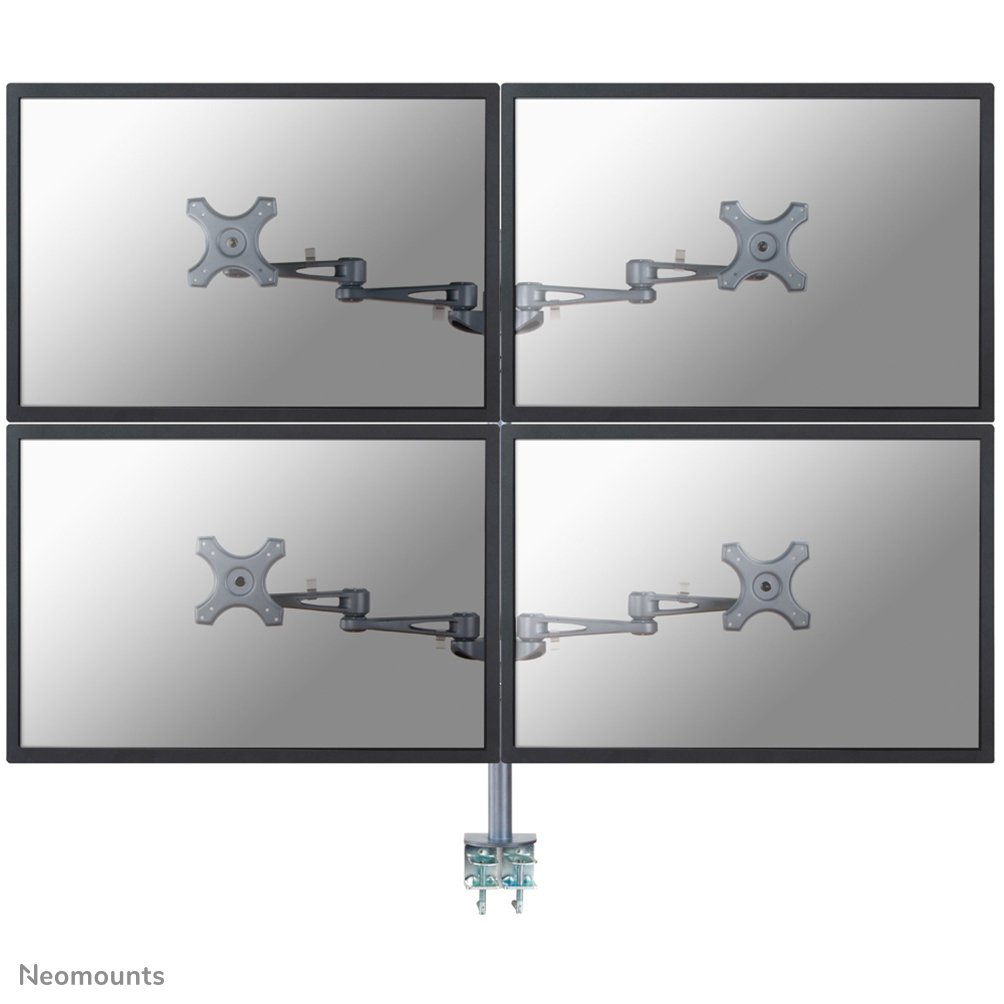 [FPMAD935D4] Neomounts FPMA-D935D4 Monitorarm, 10 bis 27 Zoll, bis 6 kg, 4 Bildschirme, VESA 75x75 bis 100x100