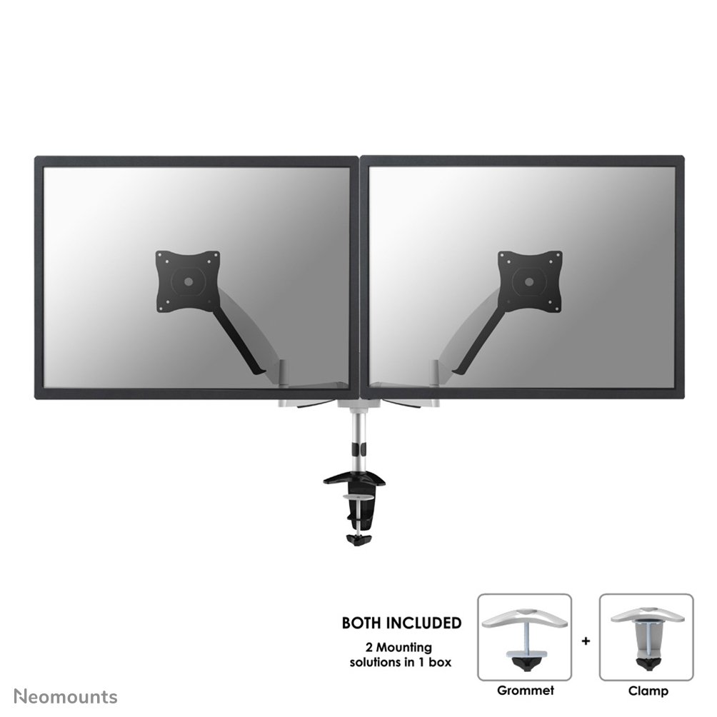 [FPMAD950D] Neomounts FPMA-D950D monitor arm, 10 to 27 inch, up to 9 kg, 2 screens, VESA 75x75 to 100x100