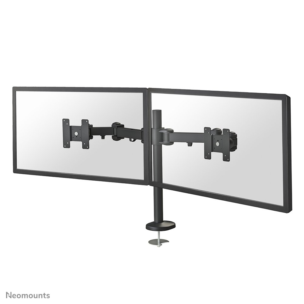 Bras support d'écran Neomounts FPMA-D960DG, 10 à 27 pouces, jusqu'à 8 kg, 2 écrans, VESA 75x75 à 100x100