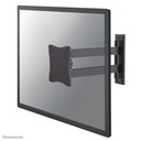 Support mural pour écran Neomounts FPMA-W820BLACK, 10 à 27 pouces, jusqu'à 15 kg, VESA 75x75 à 100x100, inclinaison