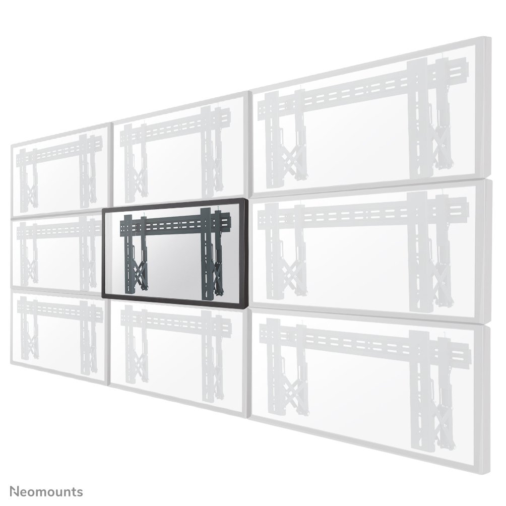 [LEDVW1000BLACK] Neomounts LED-VW1000BLACK video wall mount, 40 to 75 inch, up to 50 kg, VESA 200x200 to 600x400, Fixed