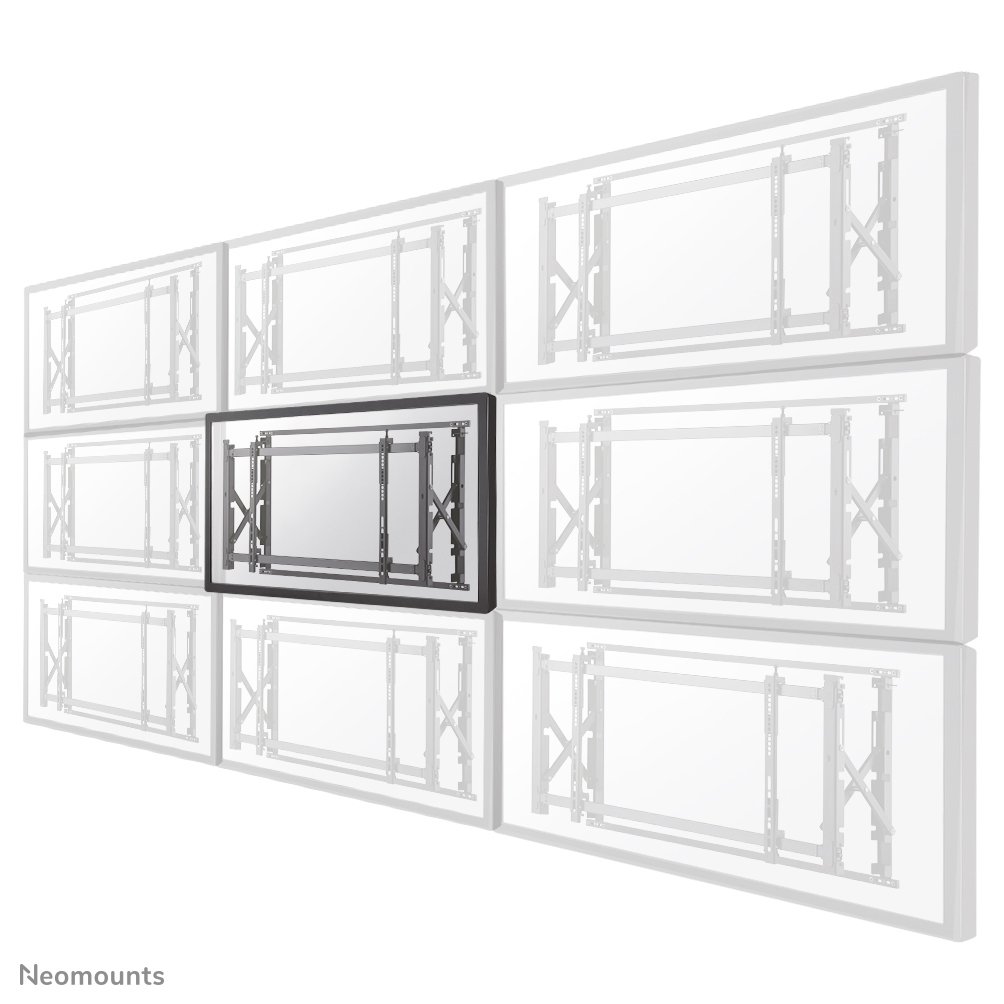 [LEDVW1750BLACK] Support mural pour videowall Neomounts LED-VW1750BLACK, 32 à 55 pouces, jusqu'à 35 kg, VESA 200x200 à 600x400, fixé