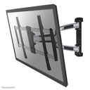 Support mural pour écran Neomounts LED-W700SILVER, 32 à 60 pouces, jusqu'à 35 kg, VESA 200x200 à 600x400, inclinaison