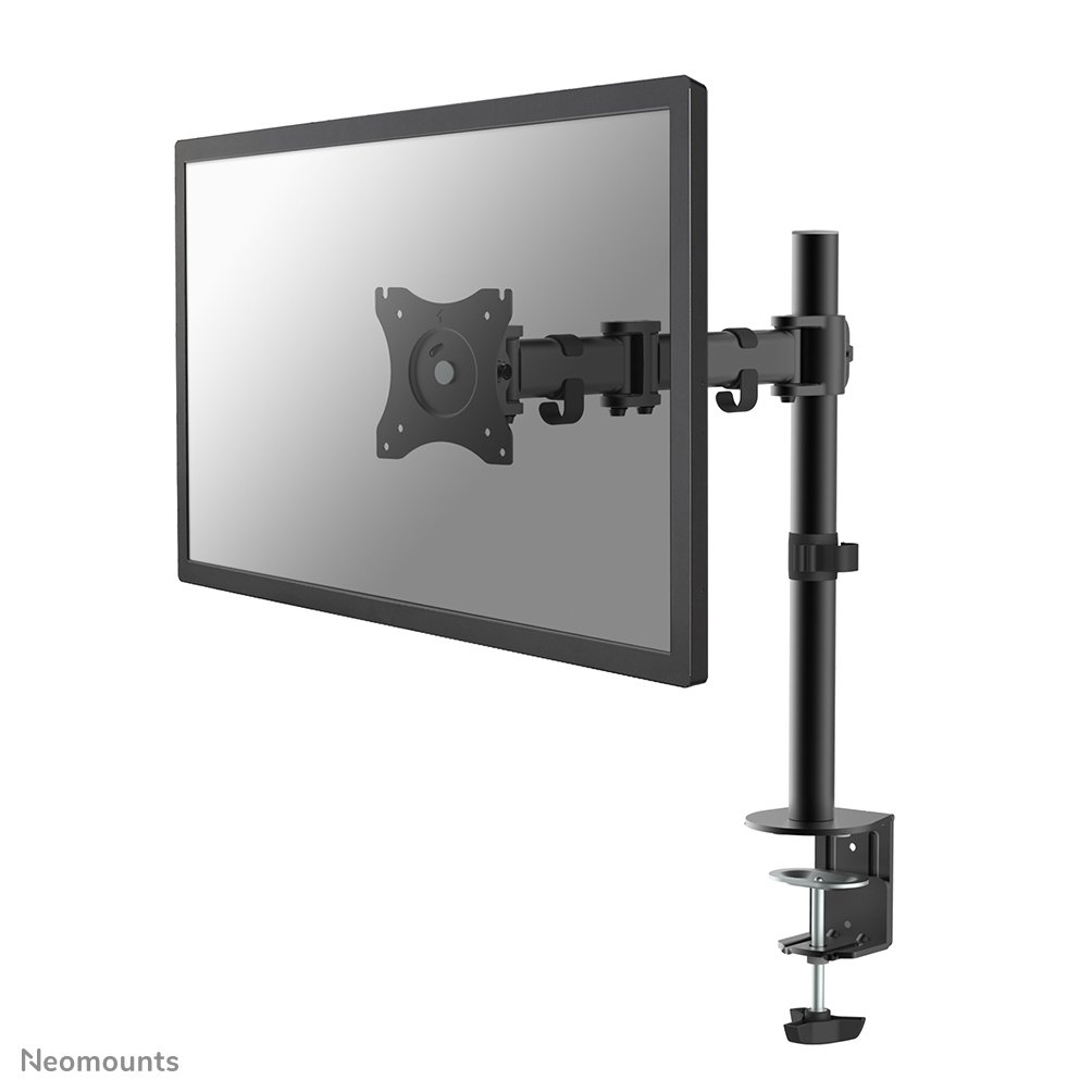 [NMD135BLACK] Neomounts NM-D135BLACK monitor arm, 10 to 27 inch, up to 8 kg, VESA 75x75 to 100x100, Tilt, Rotate, Swivel, Full motion