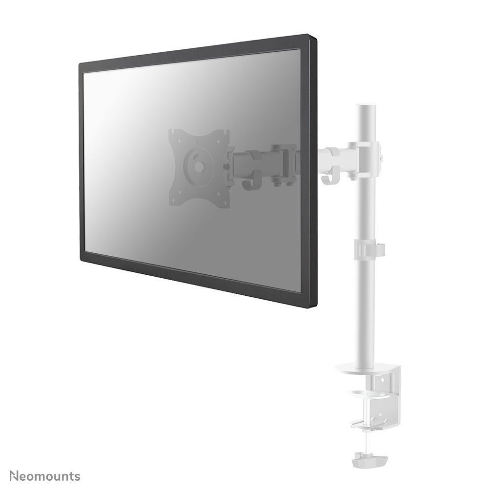Neomounts NM-D135WHITE Monitorarm, 10 bis 30 Zoll, bis 8 kg, VESA 75x75 bis 100x100, Neigen, Rotieren, Schwenken